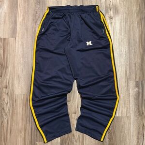 University of Michigan Striped Sweatpants • Size M